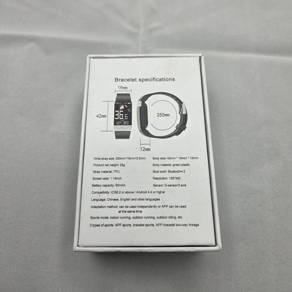 Smart Fitness Tracker Bracelet Heart Rate Sleep Monitor New In Box